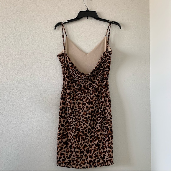 Madison and Berkeley Cowl Back Midi Dress - Picture 3 of 3